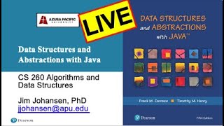 Data Structures Live 06 [upl. by Auqeenwahs]