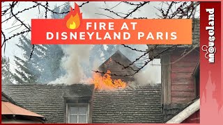 🔥 BREAKING NEWS Fire at restaurant in Disneyland Paris 15 December 2023 [upl. by Chyou354]