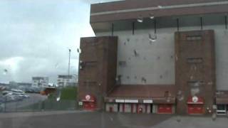 Onboard First Bus 14 passing Pittodrie Stadium [upl. by Iraam560]