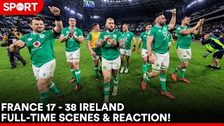 France 1738 Ireland  Fulltime scenes and reaction [upl. by Kliber]