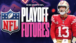 NFL Playoff Futures Picks to win AFC NFC and Super Bowl  CBS Sports [upl. by Genet]