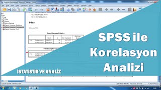 Korelasyon Analizi SPSS Hipotez testi  İşinize yarayacak ipuçları [upl. by Bael]