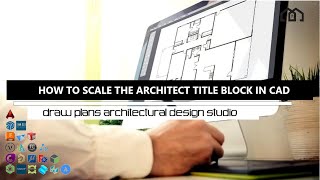 How To SCALE THE ARCHITECT TITLE BLOCK FOR PAPER SPACE  CAD Title Block Architectural Title Block [upl. by Akcimat417]