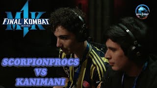 FINAL KOMBAT GROUP STAGE  SCORPIONPROCS VS KANIMANI [upl. by Eremaj856]