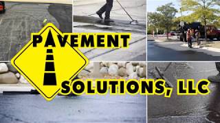 Pavement Solutions Sealcoating [upl. by Erodavlas]