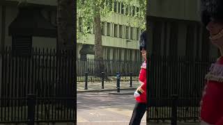 Garrison sergeant major returning to wellington barracks after trooping the colour rehearsals [upl. by Karena599]