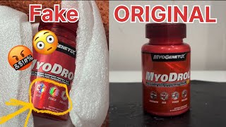 FAKE AND ORIGINAL MYODROL  MYOGENETIX MYODROL hsp [upl. by Clayborne662]