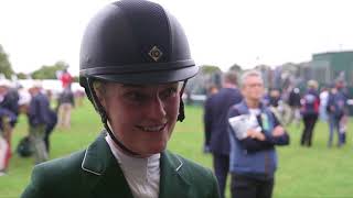 Land Rover Burghley Horse Trials 2017  Showjumping Clare Abbott [upl. by Riane207]