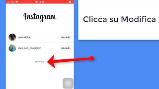 Come Rimuovere Nome Utente Instagram dalla Schermata di Login [upl. by Daryle236]