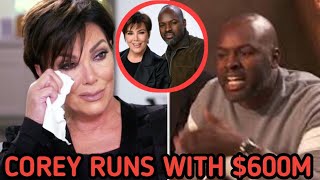 Kris Jenner EMPTIED Corey Gamble Runs With 600 Million and Files for a Breakup Lawsuit [upl. by Yennep]