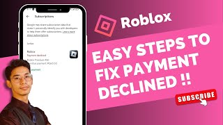 How to Fix Payment Declined Roblox [upl. by Madison]