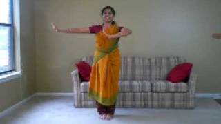 Sarikal Adavu in Bharatanatyam part 1 [upl. by Manvil100]