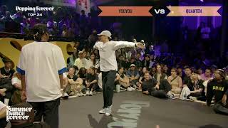 Youyou vs Quanten TOP 24 Popping Forever  Summer Dance Forever 2024 [upl. by Yelrihs]