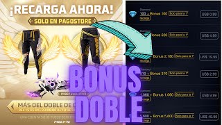 💎DOBLE DE DIAMANTES ¡Pagostore YA SALIÓ LA RECARGA DOBLE DE DIAMANTES FREE FIRE DICIEMBRE 2022 [upl. by Nair]