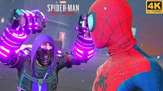 Miles vs Tinkerer with Great Responsibility Suit  Marvels SpiderMan Miles Morales 4K 60FPS [upl. by Ahsuat]