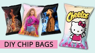 How to make Custom Chip Bags step by step [upl. by Aihsena]