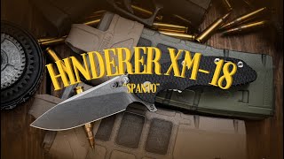 Hinderer XM18 quotSpantoquot  EDC Knife Info [upl. by Lemcke]