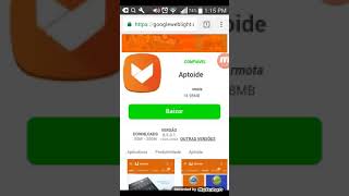 Como baixar aptoide apk pelo Google [upl. by Ilise995]