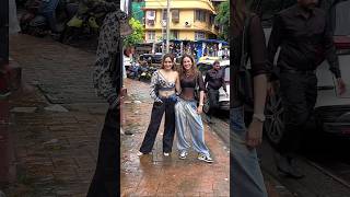 Sharma Sisters Celebrate Friendship Day on Mumbai Streets  Neha amp Aisha Sharma shorts bollywood [upl. by Harwill]