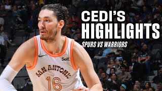 Cedi Osman 18 points Highlights vs Golden State Warriors [upl. by Bennink]