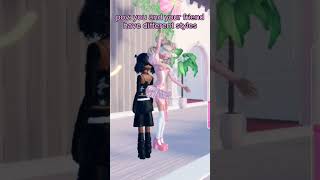 Pov you and your friend have different styles roblox dresstoimpress [upl. by Lucia]