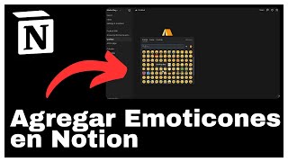 Cómo Agregar Emoticonos en Notion [upl. by Nahshun]