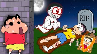 Nobita Return As Ghost After Death 😰 [upl. by Yeclek889]