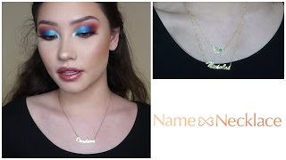 BRAND REVIEW  Name Necklace [upl. by Weld]