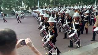 Massed Bands of the Royal Marines Beating Retreat 2022 [upl. by Bourn]