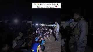 TA Recruitment Rally Kupwara nsg indianarmy armylover fauji ncc motivational jkp viralvideo [upl. by Sahc]