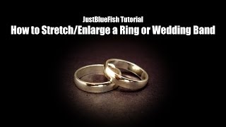 How to Stretch or Enlarge a Ring Tutorial [upl. by Girardo63]