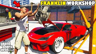 Franklin Planning To Upgrade His New Workshop in Los Santos GTA 5  SHINCHAN and CHOP [upl. by Gonzales874]