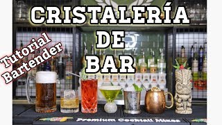 CRISTALERIA  GLASSWARE  VASOS Y COPAS  BARTENDER [upl. by Halverson467]