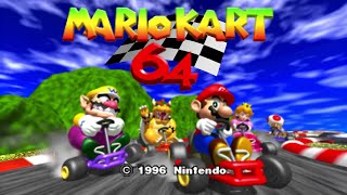 Mario Kart 64  Full Game 100 Walkthrough [upl. by Ahsii]