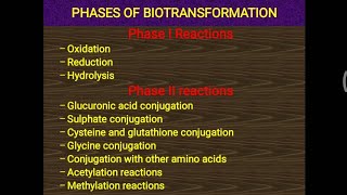 Xenobiotics part 1 Phase 1 reaction [upl. by Asa]