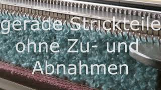 Strickjacke einfach stricken auf der Strickmaschine KH 260 [upl. by Norb740]