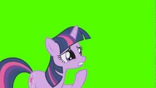 Twilight Sparkle Facehoof  Green Screen Ponies [upl. by Janeva]