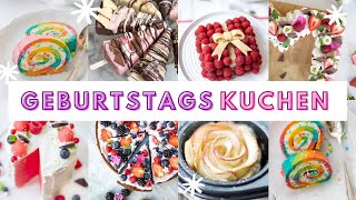 Besondere Geburtstagstorten  Geburtstagskuchen backen  7 KuchenIdeen mit WOWEffekt  TRYTRYTRY [upl. by Elleuqar81]