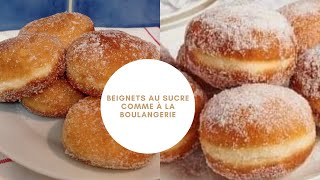 Recette de BEIGNETS au SUCRE comme à la Boulangerie [upl. by Noslen]