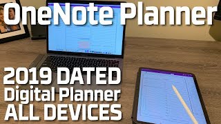 2019 OneNote Digital Planner [upl. by Eelahs]