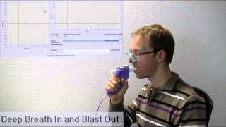 NDD EasyonPC Spirometer  FVL Tidal Breathing [upl. by Nadiya]