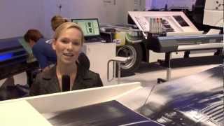 Konica Minolta at drupa 2012  Poster Printing [upl. by Hance]