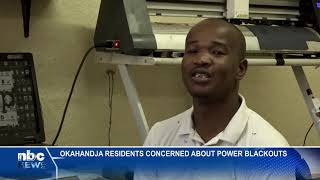 Okahandja residents unhappy with frequent power blackouts  nbc [upl. by Addia]