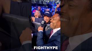 LOGAN PAUL CALLS TOMMY FURY quotBTCHquot ON MIC IN MIDDLE OF FIGHT JAKE PAUL FIGHT [upl. by Carolynne427]