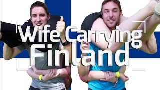 Finland WifeCarrying Championships [upl. by Leontina317]