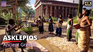 Walking in Ancient Greece  Sanctuary of Asklepios  Assassins Creed Odyssey  4K Ultra Graphics [upl. by Akkina603]