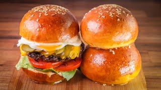 How to Make Super Soft Tangzhnong Burger Buns  Full Recipe [upl. by Llehcear]