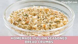 How to Make Italian Seasoned Bread Crumbs [upl. by Belia]