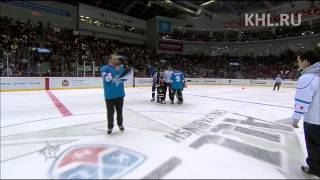 KHL All Star Большая эстафета  Fastest skater team relay [upl. by Granese228]