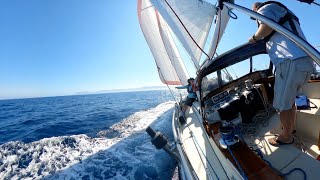 New Sails Sea Trial Sailing to White Cove and the Isthmus Sept 2024 [upl. by Hannej575]